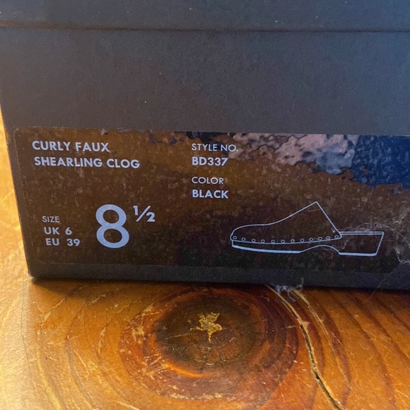 J Crew Curly Faux Shearling Clog - Picture 7 of 7